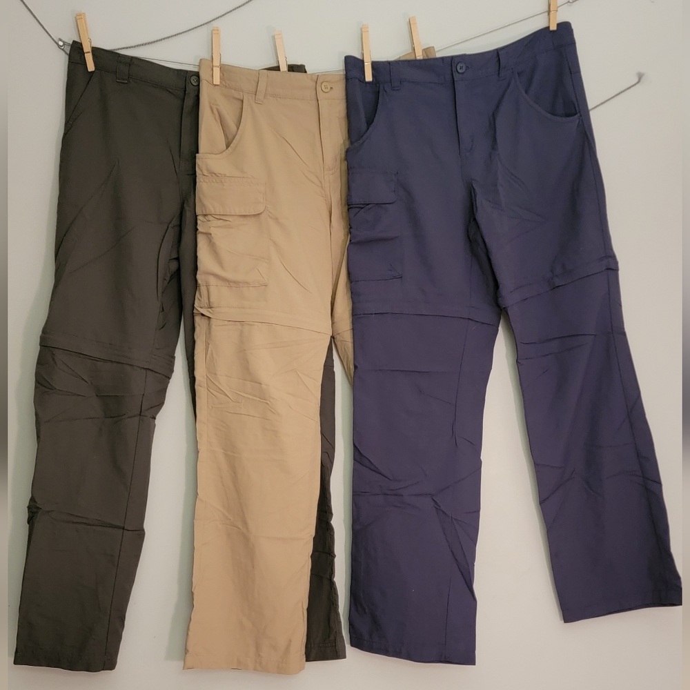 3 Boys Columbia Zip-off Cargo Pants Size L (14-16)